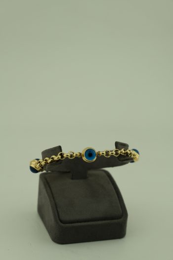 14 Ayar Nazar Boncuklu Bilelik