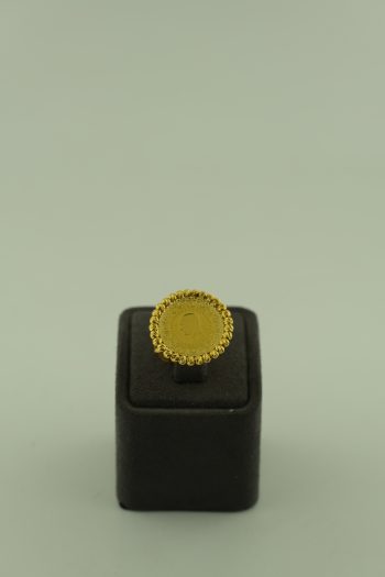 22 Ayar Çeyrekli Yüzük